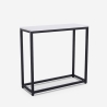 Moderne metalen sidetable 80x30x75 cm Nigel Model