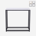 Moderne metalen sidetable 80x30x75 cm Nigel Aanbieding