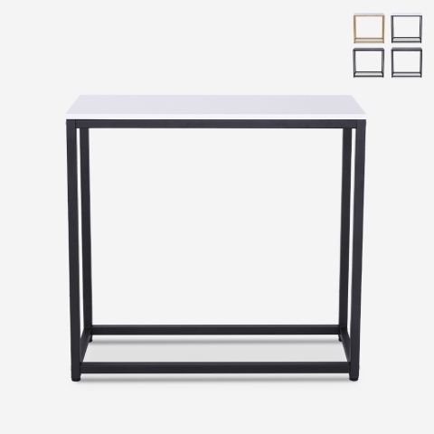 Moderne metalen sidetable 80x30x75 cm Nigel Aanbieding