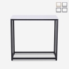 Moderne metalen sidetable 80x30x75 cm Nigel Aanbieding
