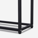 Moderne metalen sidetable 80x30x75 cm Nigel Prijs