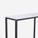 Moderne metalen sidetable 80x30x75 cm Nigel Afmetingen