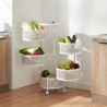 Moderne keuken fruitmand kar met 5 draaibare manden Rodin XL Catalogus