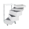 Moderne kantoorladekast met wielen, 5 lades en glazen plank Easy 5/C Verkoop
