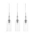 Moderne hanglamp met 3 heldere lampen h110 cm Tin Aanbieding
