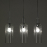 Moderne hanglamp met 3 heldere lampen h110 cm Tin Aanbod