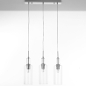 Moderne hanglamp met 3 heldere lampen h110 cm Tin Kortingen