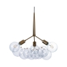 Moderne hanglamp met verstelbare kabel en transparante bollen Anne Aanbieding