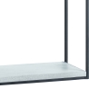 Vierkante metalen wandplank 40x40 met 4 planken Vanity 2 Aanbod