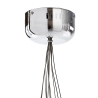Moderne hanglamp met 10 lampen en transparante bollen Bubbles Aanbod