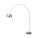 Boogvloerlamp van metaal met marmeren basis h220 cm Bow Aanbieding