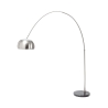 Boogvloerlamp van metaal met marmeren basis h220 cm Bow Aanbieding