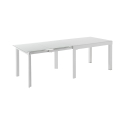 Uitschuifbare glazen tafel 120-350x83cm voor eetkamer keuken Far Aanbod