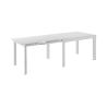 Uitschuifbare glazen tafel 120-350x83cm voor eetkamer keuken Far Aanbod