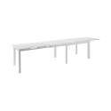 Uitschuifbare glazen tafel 120-350x83cm voor eetkamer keuken Far Korting