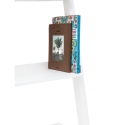 Moderne witte wandkast in ladderstijl met 5 planken h193cm Peoria Aanbod