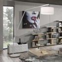 Witte boogvloerlamp van metaal h175 cm Norman Verkoop