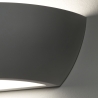 Minimalistische moderne witte keramische wandlamp Salem Kortingen