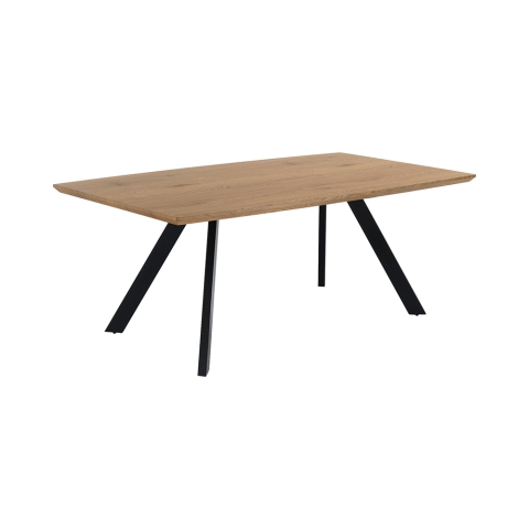 Moderne houten eettafel 160x90cm voor 8 personen Torrance Aanbieding