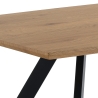 Moderne houten eettafel 160x90cm voor 8 personen Torrance Aanbod
