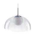Hanglamp met transparante lampenkap Brisbane Aanbieding