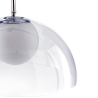 Hanglamp met transparante lampenkap Brisbane Aanbod