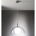 Hanglamp met transparante lampenkap Brisbane Korting