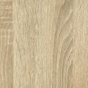 Houten halmeubel met spiegel, 2 lades en planken Most Wood Voorraad