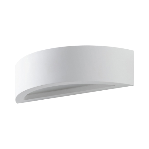 Moderne witte gipsen wandlamp minimalistisch 30cm Tony Aanbieding
