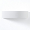 Moderne witte gipsen wandlamp minimalistisch 30cm Tony Korting