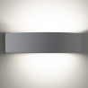 Moderne witte gipsen wandlamp minimalistisch 30cm Tony Kortingen