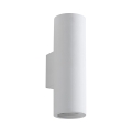 Moderne cilindervormige witte gips wandlamp Tony-B Aanbieding