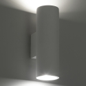 Moderne cilindervormige witte gips wandlamp Tony-B Verkoop
