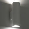 Moderne cilindervormige witte gips wandlamp Tony-B Verkoop