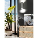 Moderne cilindervormige witte gips wandlamp Tony-B Aanbod