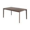 Uitschuifbare eettafel 160-240x90cm in donker walnotenhout Komodo Wood Aanbieding