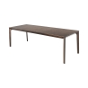Uitschuifbare eettafel 160-240x90cm in donker walnotenhout Komodo Wood Verkoop
