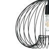 Zwarte moderne metalen hanglamp met verstelbaar snoer Ø42 Lynton B Catalogus