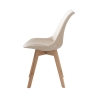 Set van 4 fluwelen Scandinavische eetkamerstoelen Smart Soft Korting