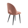 Set van 4 moderne eetkamerstoelen in fluweel Bounty Kortingen