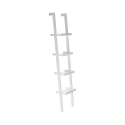 Moderne witte wandplank in laddervorm met 4 schappen h180cm Little Peoria Korting