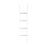 Moderne witte wandplank in laddervorm met 4 schappen h180cm Little Peoria Kortingen