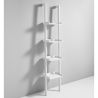 Moderne witte wandplank in laddervorm met 4 schappen h180cm Little Peoria Verkoop