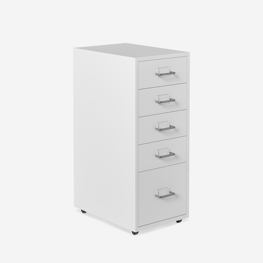 Ladekast voor kantoor met 5 laden en wielen Layt XL Aanbieding Ladekast voor kantoor met 5 laden en wielen Layt XL Aanbieding