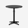 Ronde tafel 70 cm met tassenhaak Engys Aanbieding