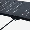 Opvouwbaar metalen keukenrek met wielen en 5 planken Kerry XL Korting