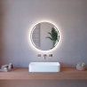Ronde badkamerspiegel 75cm met LED-achtergrondverlichting en bluetooth ETR129-S Aanbieding