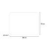 LED-badkamerspiegel met achterverlichting 80x70cm anti-condens ETR100-M Aanbod