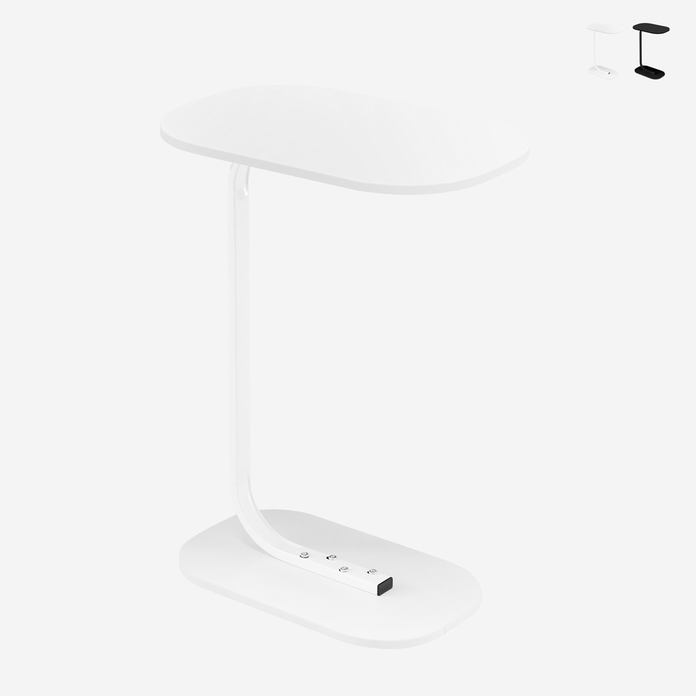 Bijzettafel voor bankstel in wit of zwart Kavet Aanbieding