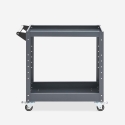 Metalen gereedschapswagen 2 planken voor garage of werkplaats Kerey Catalogus
